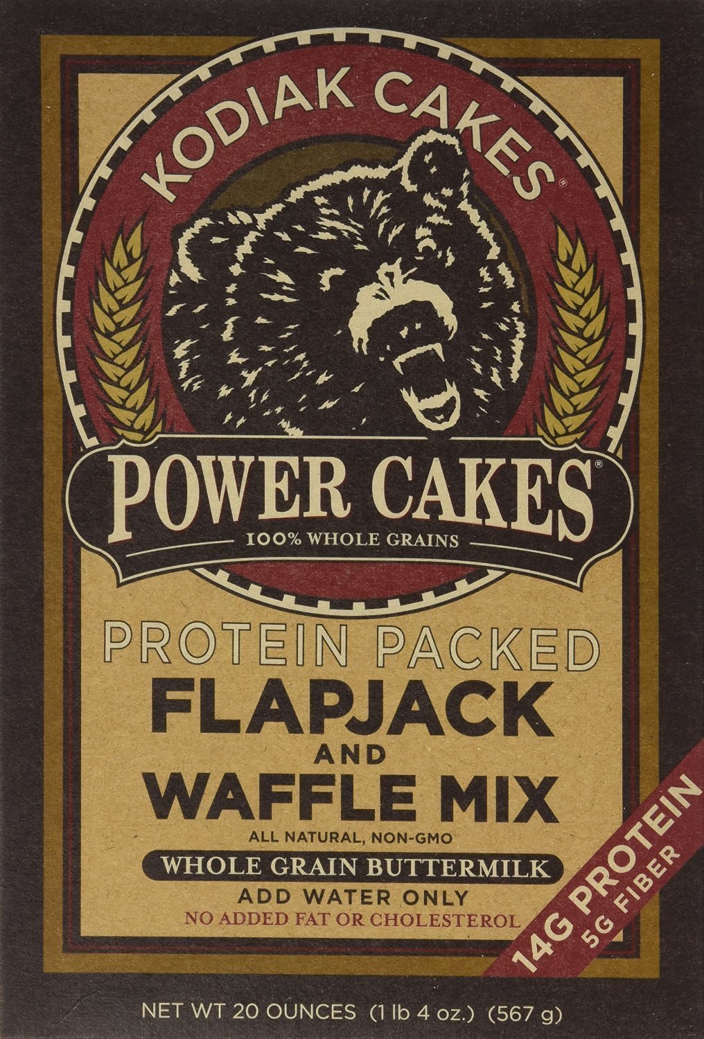 Product image of Kodiak Cakes Power Cakes Flapjack and Waffle Mix 20 oz 20 oz Pack of 2